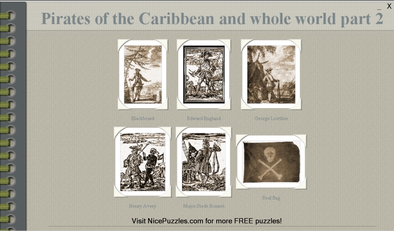 Click to view Pirates of Caribbean and World Puzzle 2 1.0 screenshot